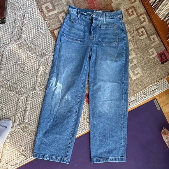 Madewell Emmett Wide leg jeans, patch pockets, size 27 - Picture 3 of 9